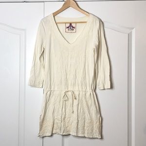 JWLA/Johnny Was Ivory Cotton Tonal Emb Tunic